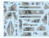 preview Сборная модель 1/144 Тактический фронтовой бомбардировщик Су-24М украинский современный «пиксельный»