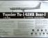 preview Збірна модель 1/72 Радянський літак Туполєв Ту-142МР Bear- J Trumpeter 01608