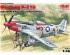 preview Scale model 1/48 Mustang P-51D aircraft with USAF pilots and ground crew ICM 48153