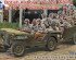preview Збірна модель 1/35 Американський автомобіль Jeep Willys MB з причепом та фігурами британських десантників Bronco 35169
