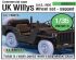 preview  WW2 U.K. Commando/SAS Jeep Wheel set 