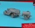 preview Збірна модель 1/144 Радянський паливозаправник БЗ-42 на шасі ГАЗ-АА з одноосьовим причепом-цистерною Armory Models Group 14207