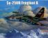 preview Scale model 1/32 Attack aircraft SU-25UB Frogfoot B Trumpeter 02277
