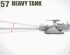 preview Scale model 1/35 Heavy American tank T57 Takom 2203
