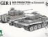 preview Збірна модель 1/35 Німецький танк Tiger I Sd.Kfz.181 Pz.Kpfw.VI Ausf.E (Mid) з циммеритом Takom 2198