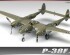 preview Сборная модель 1/48 Самолет P-38F Lightning &quot;Glacier Girl&quot; Академия 12208