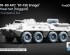 preview Набор колес (с деформацией) DT-126 Snaga для БТР-80 от Trumpeter и ACE ScaleX WM 72014S