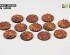 preview Підставка для фігур Molten Lava - Round 25 мм 12 шт Gamers Grass GGT-MLR25