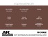 preview Alcohol-based acrylic paint Red Brown RAL 8012 AK-interactive RC862