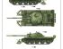 preview Сборная модель 1/35 Танк T-62 Mod.1975 с минным отвалом Трумпетер 01550