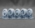 preview Набор колес (с деформацией) Bar Grip для G506 Cargo Truck от ICM, Miniart ScaleX WW-35030W