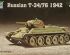 preview Assembly model 1/72 soviet tank T-34/76 mod.1942 Trumpeter 07206