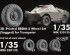 preview Набір коліс (з деформацією) для БРДМ 2 від Trumpeter ScaleX WM 35013S