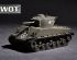 preview Assembly model 1/72 american tank M4A3E8 with 105mm M4 Trumpeter 07168