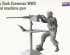 preview Збірна модель 1/16 Фігура Танкіст армії США WW2 з кулеметом 50 калібру (Limited Edition) Takom 1025
