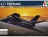 preview Scale model 1/72 Stealth Aircraft F-117A NIGHTHAWK Italeri 0189