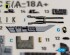 preview USMC F/A-18 A+ декаль інтер'єр для комплекту Academy 12411 1/72 KELIK K72279