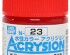 preview Акриловая краска на водной основе Acrysion Shine Red / Сияющий красный Mr.Hobby N23