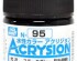 preview Акрилова фарба на водній основі Acrysion Smoke Gray / Сірий Дим Mr.Hobby N95