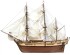 preview Scale wooden model 1/45 Frigate HMS &quot;Bounty&quot; (with cutaway hull) OcCre 14006