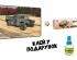 preview Збірна модель 1/35 Бронеавтомобіль Humvee М1097А2 транспортер вантажів + Набір акрилових фарб для військових автомобілів Humvee США