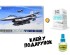 preview Збірна модель 1/48 Літак Lockheed Martin Ф-16CJ [BLOCK 50] Fighting Falcon Tamiya 61098 + Набір фарб для F-16 та сучасних літаків ВПС Греції