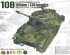 preview Збірна модель 1/35 Американська самохідна гаубиця M108 (105-мм гаубиця з довжиною ствола 30 калібрів) AFV Club 35108
