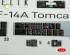 preview F-14A Tomcat 3D decal interior for Italeri 1/48 kit KELIK K48074