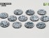 preview Підставка для фігур Frost Lake - Round 25 мм 12 шт Gamers Grass GGT-FLR25