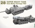 preview Сборная модель 1/35 Сверхтяжелый танк Т28 (самоходная артиллерийская установка Т95) Takom 2209