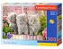 preview Puzzle THREE GRAY KITTENS 300 pieces