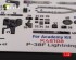 preview P-38F &quot;Lightning&quot; 3D декаль интерьер для комплекта Academy 1/48 КЕЛИК K48108