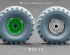 preview Набор колес (с деформацией) для Зил 131 от Trumpeter ScaleX WM 35018S