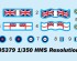 preview Збірна модель 1/350 Британський лінкор HMS Resolution Trumpeter 05379