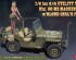 preview Збірна модель 1/24 Позашляховик 4x4 вантажопідйомністю 1/4 тонни (з кулеметом Cal. 50 M2) та фігуркою блондинки Hasegawa 52283