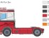 preview Scale model 1/24 truck / tractor Volvo FH Plat Dak Italeri 3962
