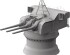 preview Scale model 1/35 Yamato ship gun 3RD YEAR TYPE 60-CALIBER 15.5 CM GUN TURRET Takom 2144