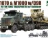 preview Scale model 1/72 US M1070 and M1000 with D9R, US 70 ton transporter with bulldozer Takom 5002