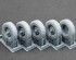 preview Wheel set for UAZ 469 by Trumpeter ScaleX WM 35007