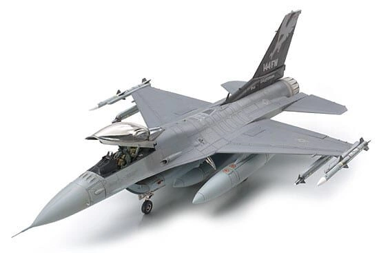 Збірна модель 1/48 Літак Lockheed Martin F-16C [BLOCK 25/32] Fighting Falcon ANG Tamiya 61101 детальное изображение Самолеты 1/48 Самолеты
