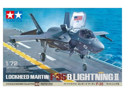 Збірна модель 1/72 Літак Lockheed Martin F-35B Lightning II Tamiya 60793 детальное изображение Самолеты 1/72 Самолеты