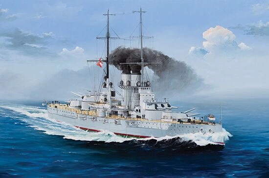Scale model 1/350 SMS Szent István Trumpeter 05365 детальное изображение Флот 1/350 Флот