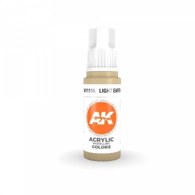Акриловая краска LIGHT EARTH – STANDARD / СВЕТЛАЯ ЗЕМЛЯ АК-интерактив AK11115 детальное изображение General Color AK 3rd Generation
