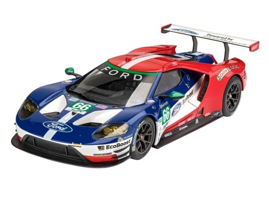 Стартовый набор для моделизма автомобиля Model Set Ford GT - Le Mans Revell 67041 1/24 детальное изображение Автомобили 1/24 Автомобили