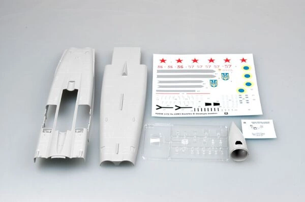 Збірна модель 1/72 Стратегічний бомбардувальник Ту-22М3 Backfire C Trumpeter 01656 детальное изображение Самолеты 1/72 Самолеты