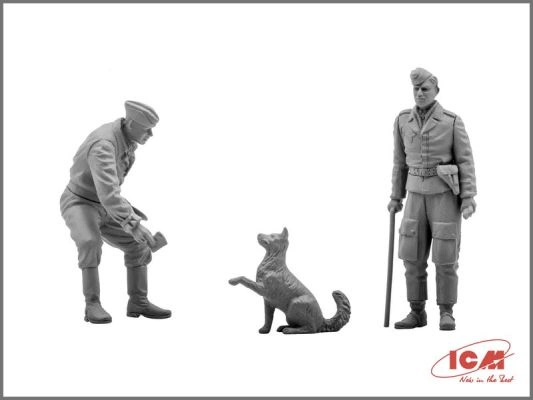 Збірна модель 1/48 Фігури Німецький наземний персонал Люфтваффе (1939–1945) ICM 48085 детальное изображение Фигуры 1/48 Фигуры