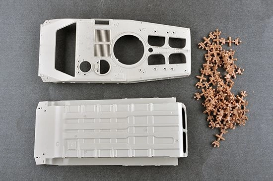 Збірна модель 1/35 БМП-1 Basurmanin Trumpeter 09572 детальное изображение Бронетехника 1/35 Бронетехника
