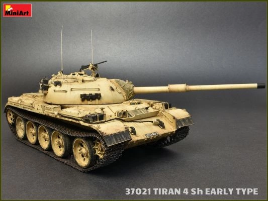 Збірна модель 1/35 Танк Tiran 4 Sh ранній тип з інтер'єром MiniArt 37021 детальное изображение Бронетехника 1/35 Бронетехника