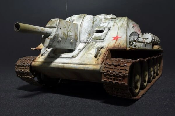 Сборная модель 1/35 Советская САУ СУ-122 ранний выпуск Миниарт 35181 детальное изображение Бронетехника 1/35 Бронетехника