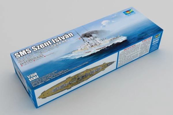Scale model 1/350 SMS Szent István Trumpeter 05365 детальное изображение Флот 1/350 Флот